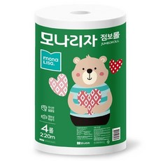 모나리자 점보롤 2겹, 220m, 1개, 4개입