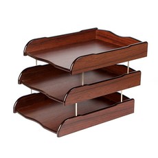 Tree Tree Young Office 3層木質文件整理箱, 單色, 3層