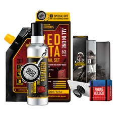 MIP Battlegrounds Red Vita 多合一乳液特別套組, 乳液200ml+筆芯150ml+鑰匙扣+手機架+長鼠標墊, 1套