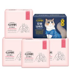 시크릿데이 산모패드 10매 x 4팩 + 오버나이트 10p, 1세트