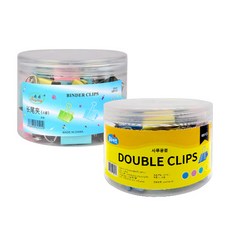 Bluemato 雙夾式長尾夾5-A NO.111 25mm 4色 48入, 2個