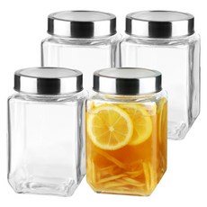 AIE KOREA 冰箱玻璃門邊置物罐 750ml, 4個, 1個