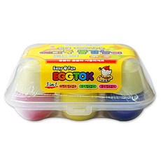 EGGTOK 幼兒用顏料遊戲 Honey, 6色