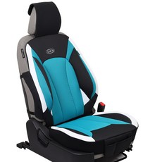 SJ STORY MACAU 3D透氣網眼四季通用汽車座椅套, 薄荷綠, 1個