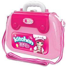 Unkown Toy Ensemble Cross Bag Kitchen Play, 粉色的