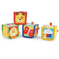 魔法城堡 4 種撥浪鼓發聲積木, 0個月以上