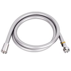 Wanet彩色蓮蓬頭軟管 淋浴軟管 1.5m 銀色, 1個