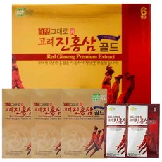 자연그대로 고려 진홍삼 프리미엄 골드, 70ml, 60개