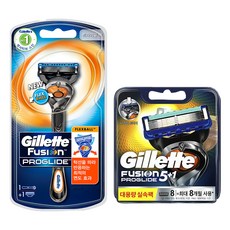 질레트 프로글라이드 매뉴얼 면도날 8입 + 플렉스볼 면도기