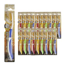 O-ZONE 豪華黃金細軟毛牙刷, 20入, 1個