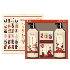 케라시스 함께하는 기쁨 화투 헤어 선물세트 + 쇼핑백, 6세트