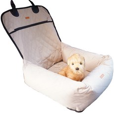 meongmoongs 2合1寵物坐墊, 米色, 1個