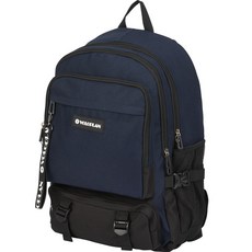 VOLOPLAN 雙口袋後背包, 海軍藍