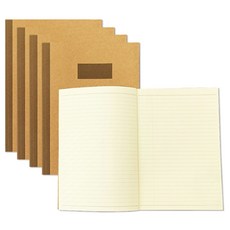 mellow 橫線筆記本 5入, 1套