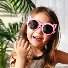 Woojooi 嬰幼兒貓咪造型太陽眼鏡