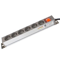 DONGANG 鋁製6孔開關延長線, 1.5m, 1個