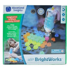 Learning Resources 設計和鑽頭閃亮電動工具遊戲板 24122, 混色