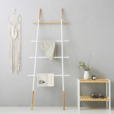 esopoom 兩件式楓鐵梯衣架, 白色