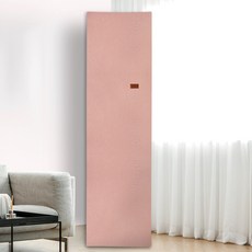 더자리 프리미엄 린넨필 스판 에어컨커버 사각 스탠드형, 핑크