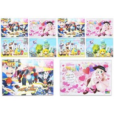 디포원 프리아트 스케치북 랜덤 발송 10p, 345 x 245 mm, 20매