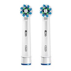 오랄비 전동칫솔 리필모 크로스액션 화이트, EB50-2, 2개