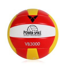 비바스포츠 칼라 터치 배구공 VB-3000, 레드 + 옐로우 + 화이트 + 실버7, 1개, 레드 + 옐로우 + 화이트 + 실버