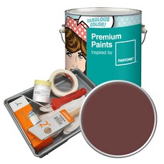 노루페인트 팬톤 내부용 실내벽면 저광페인트 4L 세트, 19-1325 Hot Chocolate, 4000ml