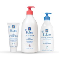치코 육아필수품 2in1 바디 앤 헤어 클렌져 350ml + 젠틀밀크 페이스앤바디로션 750ml + 영양보습 페이스크림 100ml, 1세트