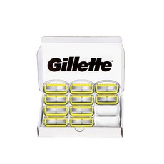 Gillette 吉列 刮鬍刀替換刀片 黃色, 10片, 1個