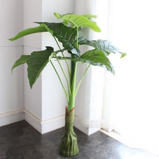 모리앤 알로카시아 조화나무 90cm, 혼합 색상, 1세트