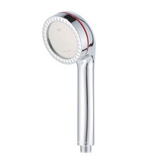 浴室鍍鉻增壓淋浴蓮蓬頭, 銀色, 1個