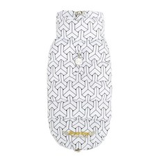 PUPPY ANGEL 奢華超細纖維狗狗鋪棉背心, 0 white