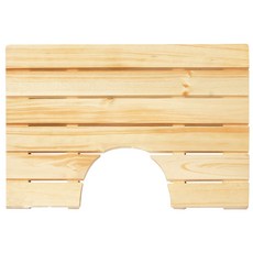 美松原木多用途馬桶用腳凳 63 x 43 x 3.6 cm, 單一顏色, 1個