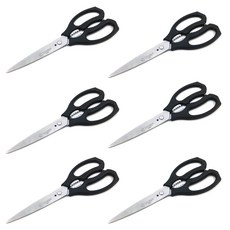 코코렉스 주방가위, 블랙, 6개