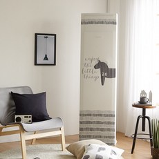 쉬즈홈 스판 스탠드 에어컨 커버, 노팅힐 그레이