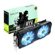 GALAX 지포스 그래픽카드 RTX 2080 EXOC BLACK LABEL D6 8GB