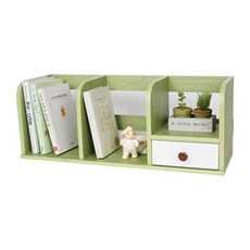 룩홈 미니 1단 600 서랍 책꽂이 그린옹이