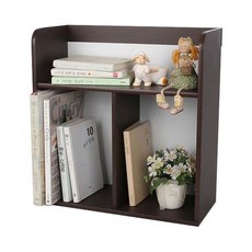 룩홈 미니 2단 480 책꽂이 B형 월넛