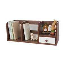 룩홈 미니 1단 600 서랍 책꽂이 옹이앤틱