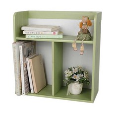 룩홈 미니 2단 480 책꽂이 B형 그린옹이