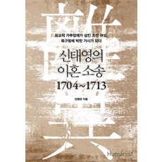 Humanist 申泰英的離婚訴訟 1704-1713, 姜明官 著