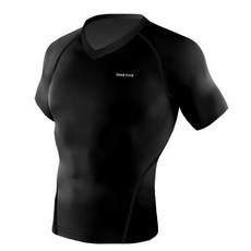 TAKE FIVE 男士四季 V領短袖運動打底上衣 NT 059