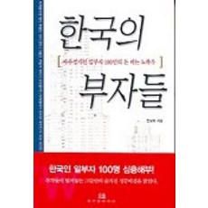 한국의 부자들:알부자 백인의 돈버는 노하우, 위즈덤하우스, 한상복 저