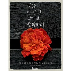 지금 이 순간 그대로 행복하라:흔들림 없는 이생을 위한 틱낫한의 365일 마음 수업, 더난출판사, 틱낫한 저/배인섭 역