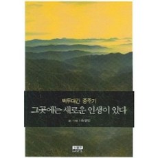 白頭大幹縱走記 那裡有新的人生, 陸成哲 著, 人物與思想社