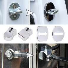 CARTEM door checker cover Hyundai Motor Company Grandeur HG（2011~2016）, 黑色鍍鉻