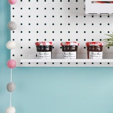 takongpan 窄版掛鉤式層架 L 7 x 40 x 1.5 cm, 1個, 白色