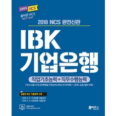 GOSINET 2018 NCS IBK企業銀行 職業基礎能力 + 職務遂行能力