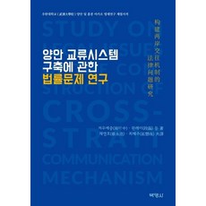 양안 교류시스템 구축에 관한 법률문제 연구, 박영사, 저우예중
