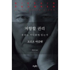저항할 권리:우리는 어디쯤에 있는가, 조르조 아감벤, 효형출판